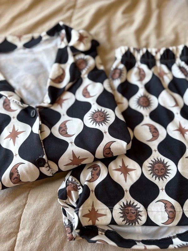 Producto - Pijama corto camisero moon