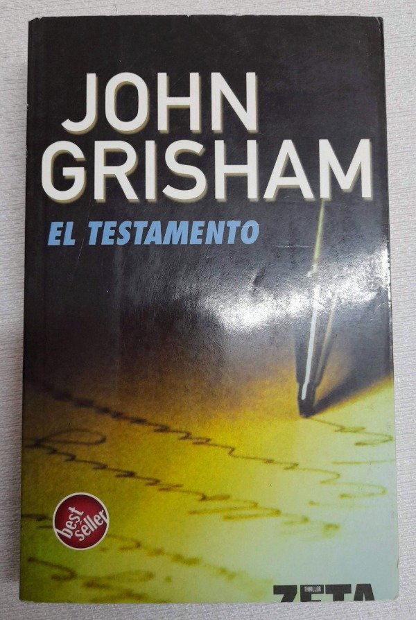 Producto - El Testamento - John Grisham - Zeta Thriller