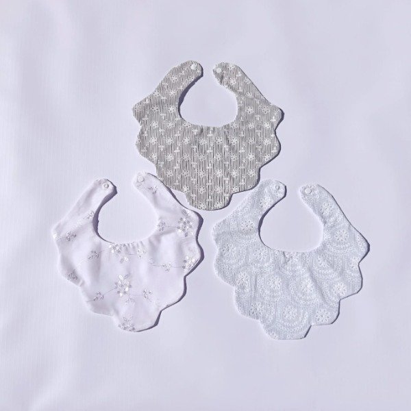 Producto - SET BABEROS x3 DE BRODERIE