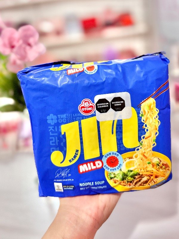 Producto - OTTOGI Jin ramen MILD Caja x5 con figurita de Jin