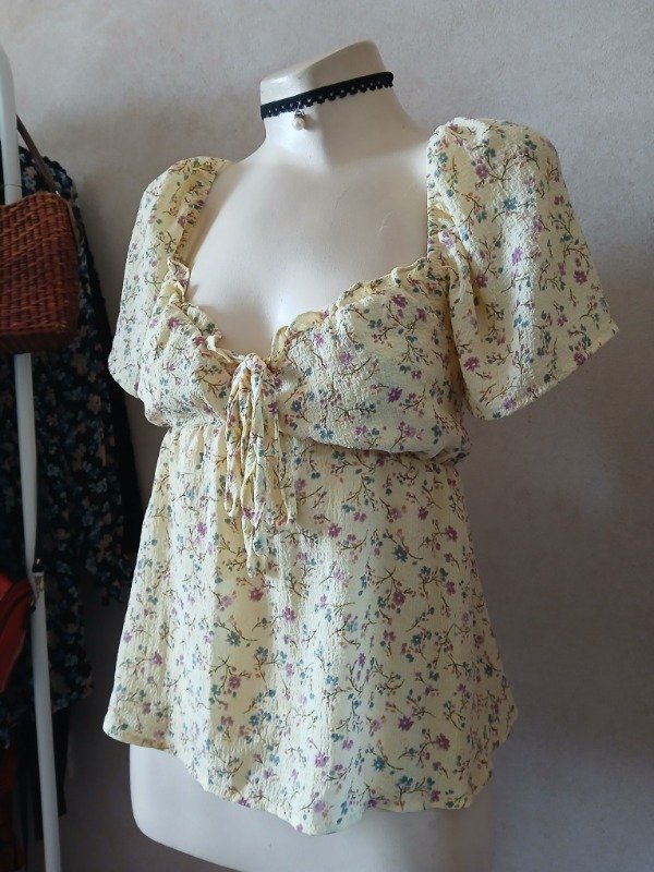 Producto - Blusa cottage amarilla
