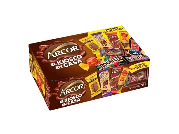 Producto - BOMBONES Y CHOCOLATES SURTIDOS ARCOR X 266G "KIOSCO EN CASA"