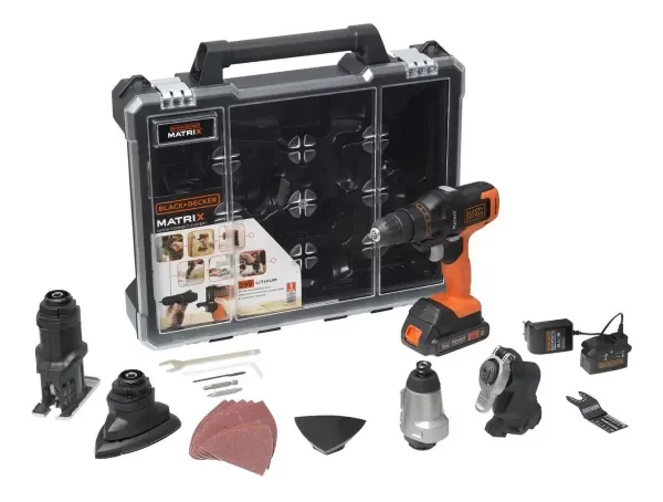 Producto - Combo Taladro atornillador inalámbrico de 10mm Black Decker MTX20K6A R
