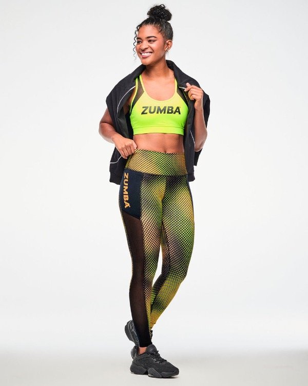 Producto - Electric Feel High Waisted Ankle Leggings With Inserts - 3