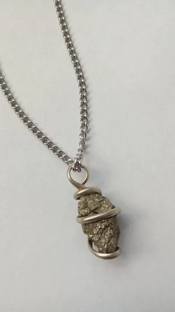 Producto - Collar de pirita orbita