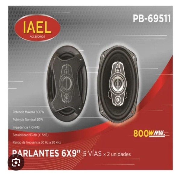 Producto - Parlantes 6x9 Isael 800w