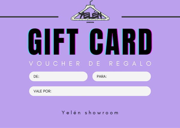 Producto - Gift card