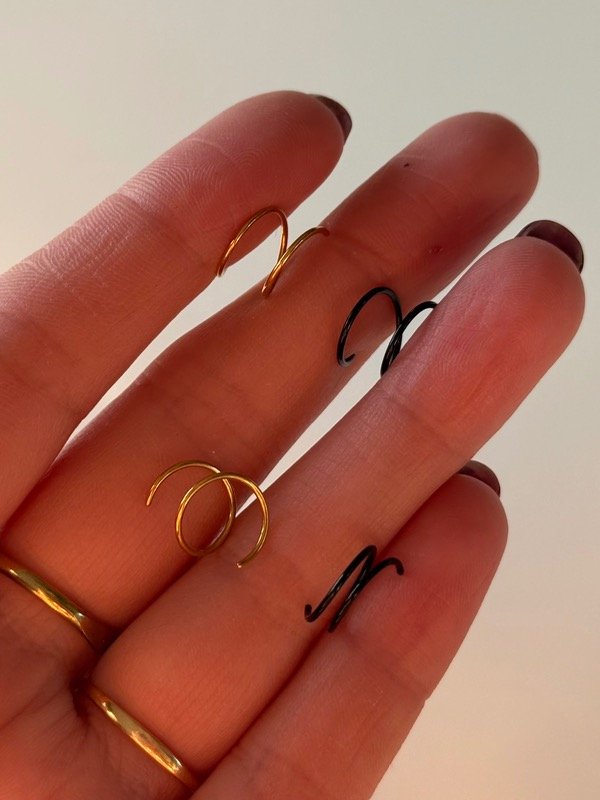 Producto - Piercing falso doble