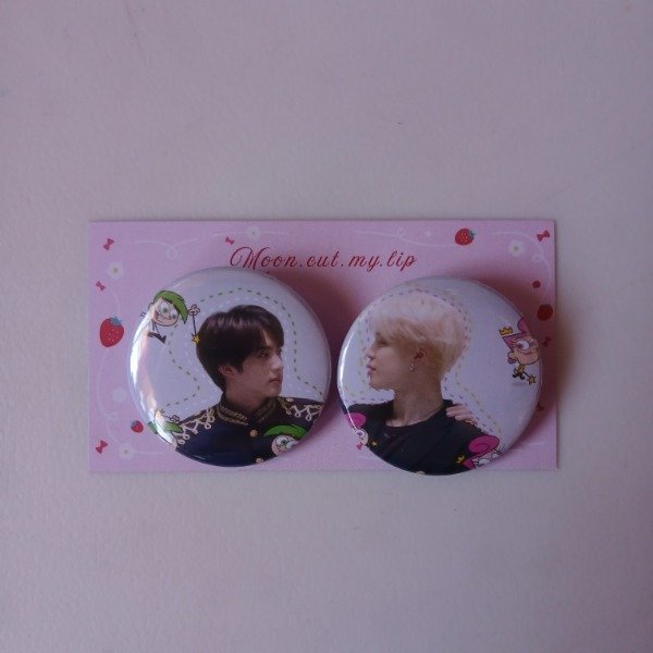 Producto - Pines compartidos jin y jimin