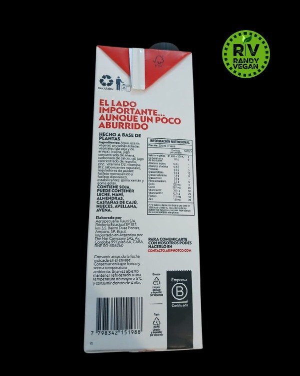 Producto - Not milk original - 1