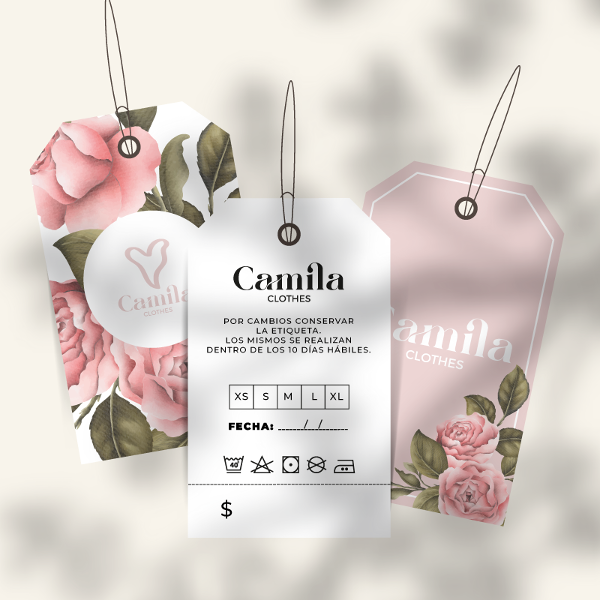 Producto - Tags packaging indumentaria MONA