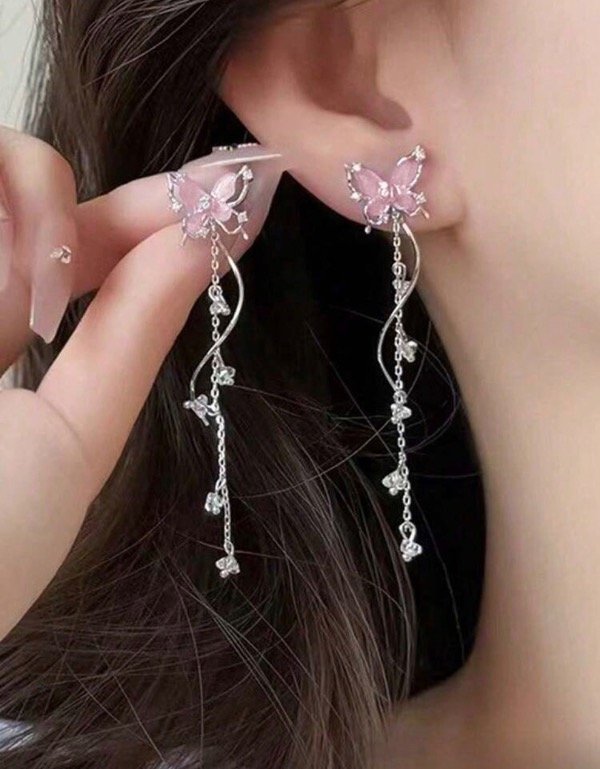 Producto - Aros pink Butterfly