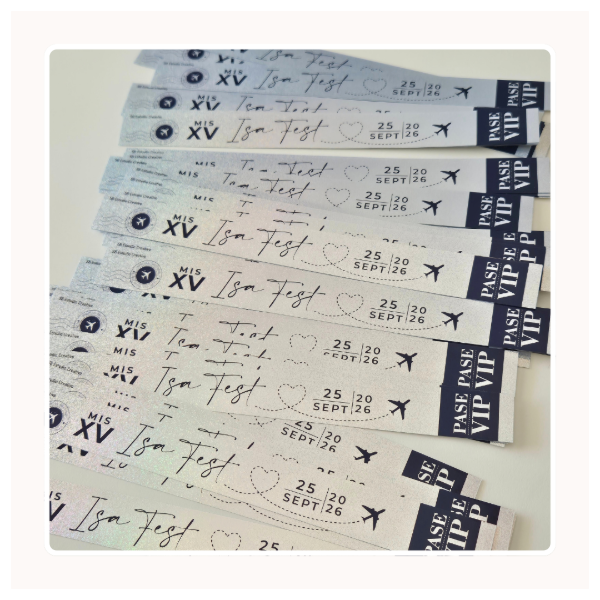 Producto - Pulseras en papel holográfico x 25 unid - 3