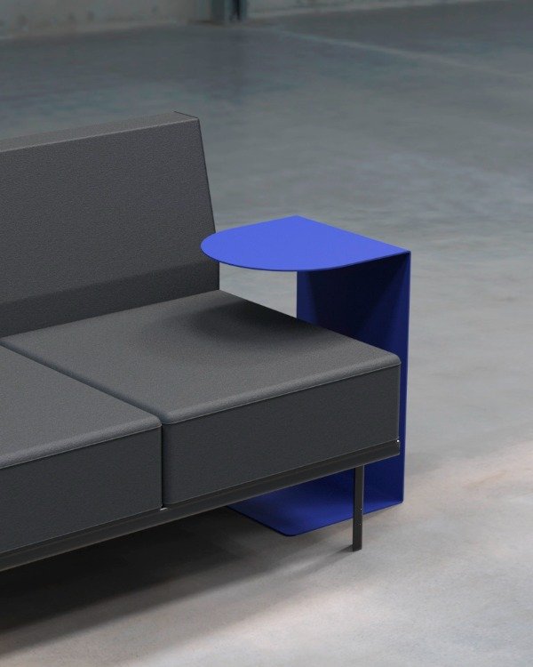 Producto - Mesa C - mesa de arrime metálica de apoyo - 8