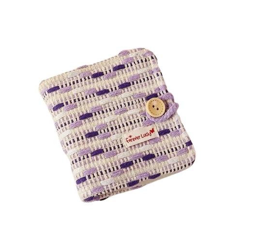 Producto - Binder Bordado de Tela Violeta