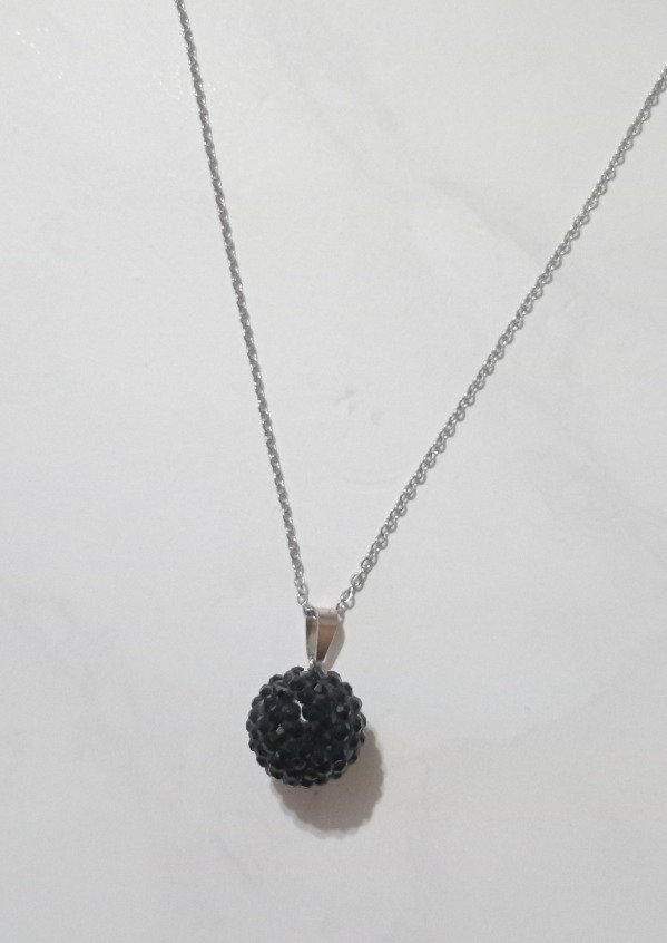 Producto - Collar bola de fuego negra