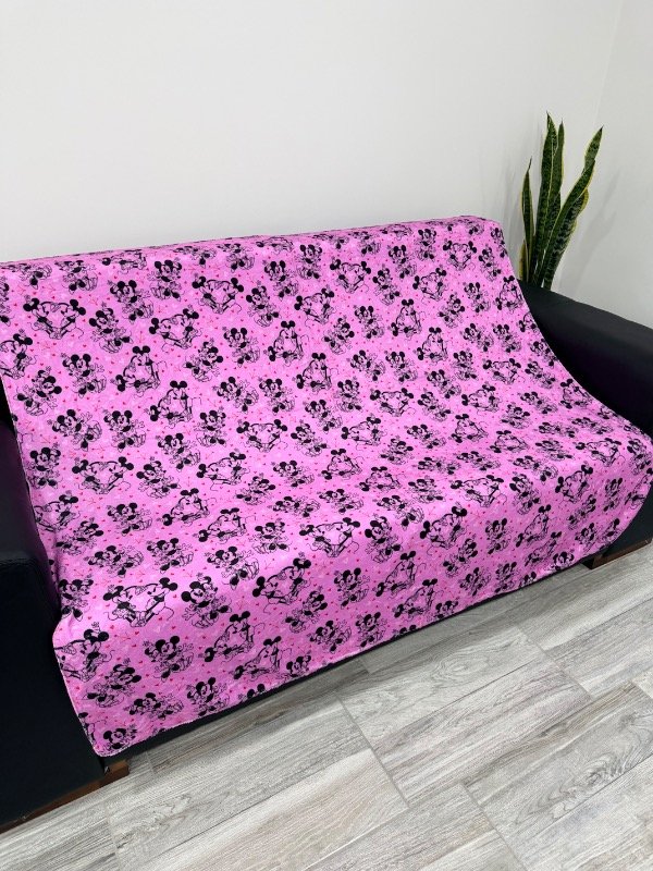 Producto - Manta polar soft - Minis Mickey y Minnie mouse