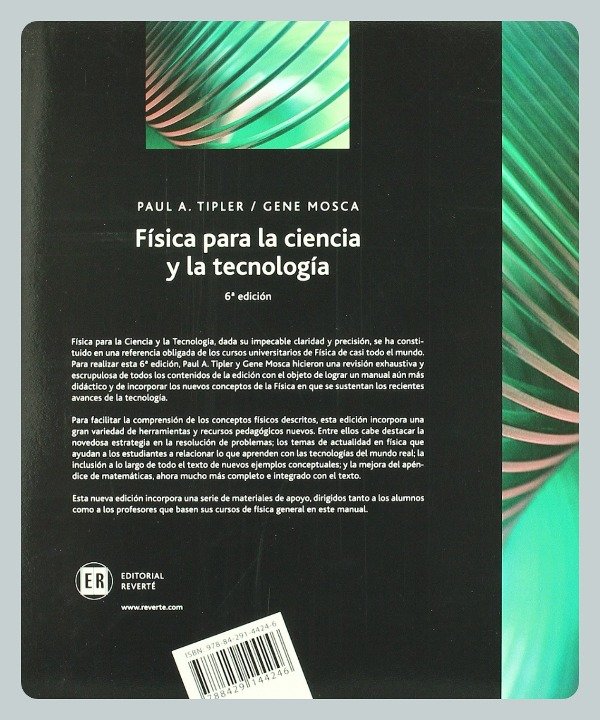 Tipler: Física para la Ciencia y la Tecnología 2A, 6ta - CONRADO LIBROS