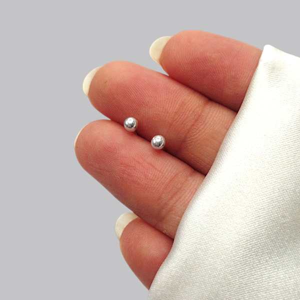 Producto - Aros bolita 3mm PL 300130