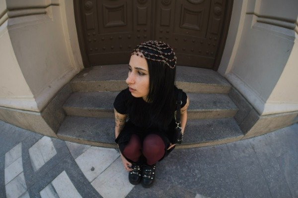 Producto - Headpiece red  #1995 - 3