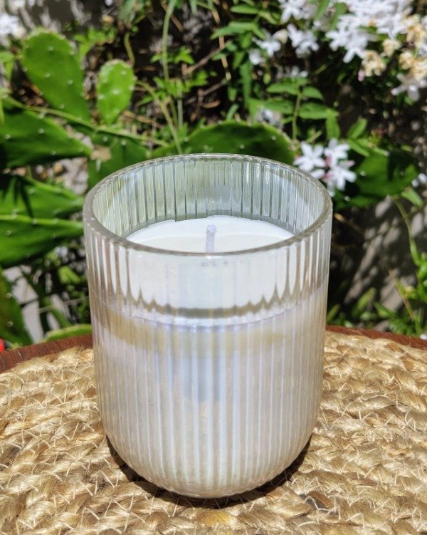 Producto - Vela en vaso tornasolado