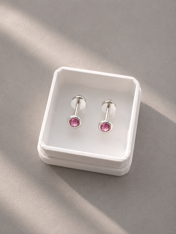 Producto - Aros abridores punto luz plata 925