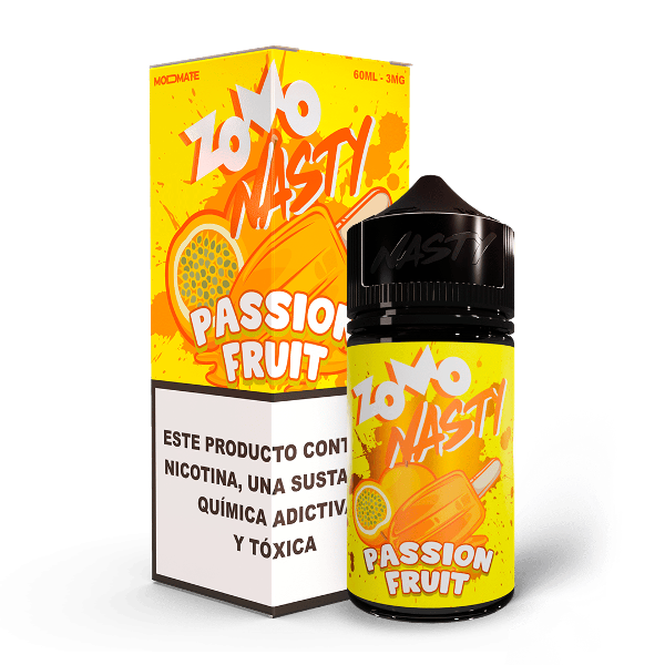 Producto - ZOMO NASTY PASSION FRUIT (PALETA DE MARACUYA) 60ML 3MG