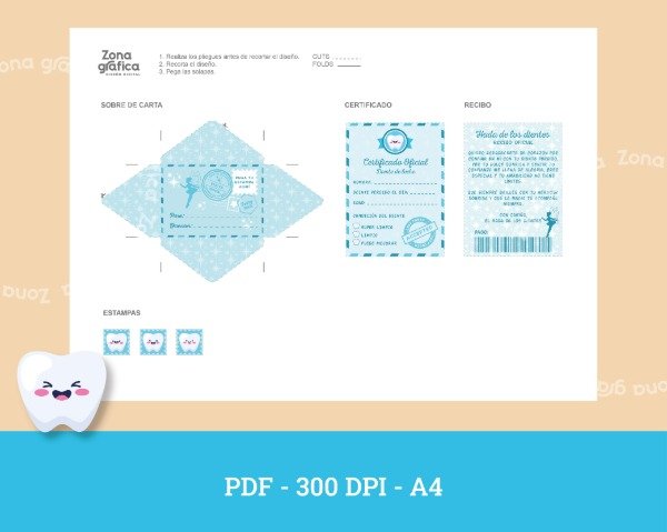 Producto - Carta Hada de los Dientes - 1