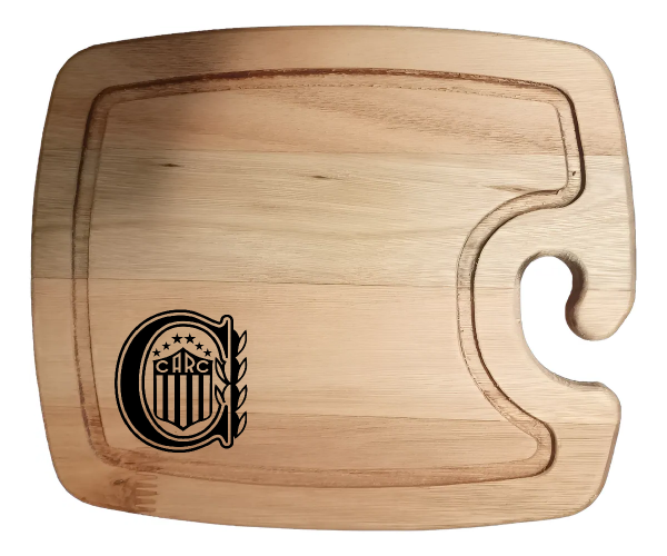 Producto - Tabla de Madera Eucalipto - Futbol - Rosario Central