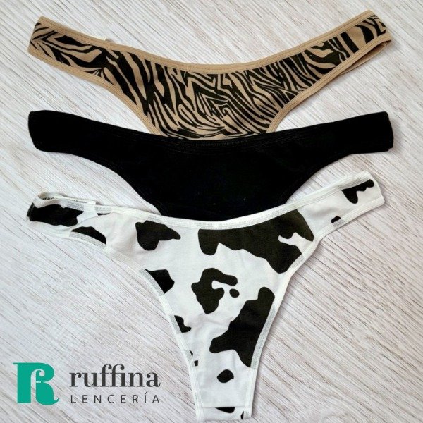 Producto - Pack x3 colaless de algodón VINTAGE - Art. 4080