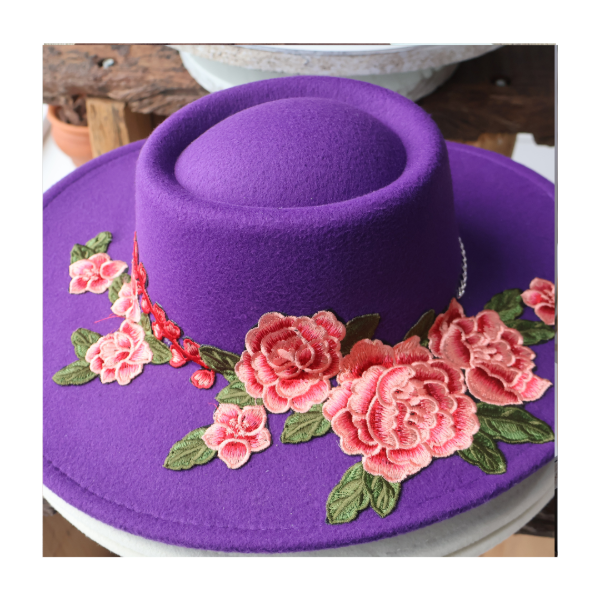 Producto - Sombrero Paño Aplique - 1