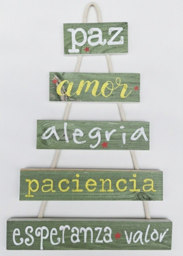 Producto - Arbol navideño madera