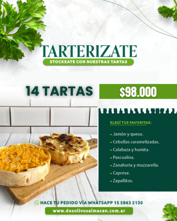 Producto - Tartas x 14 unidades
