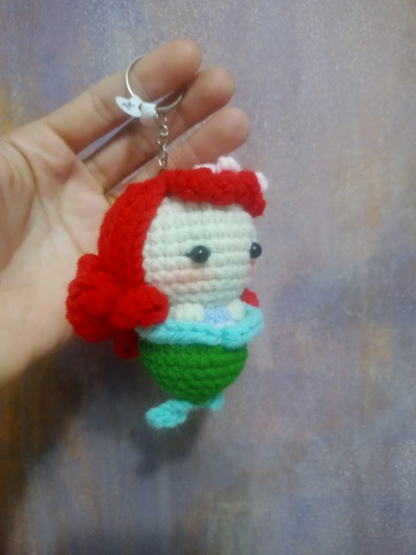 Producto - Llavero Sirenita - Finigurumis