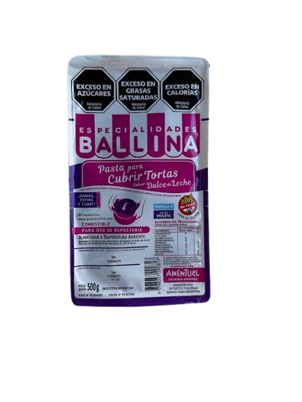 Producto - Pasta ballina para forrar tortas Violeta formula h 500gr