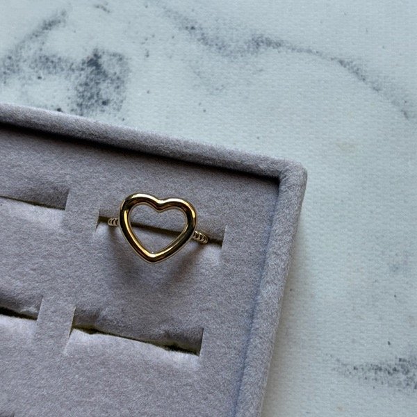 Producto - Anillo corazón t17