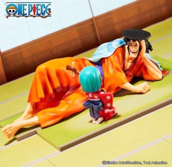 Producto - Figura Original Kozuki y Oden Revible Moment - One Piece - Ichiban Kuji - Bandai