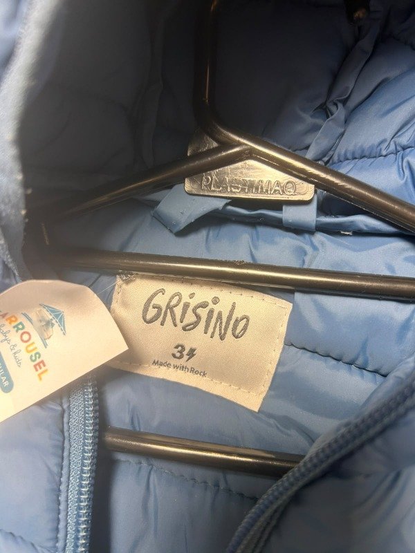 Producto - Campera inflable azul con capucha Grisino - 2