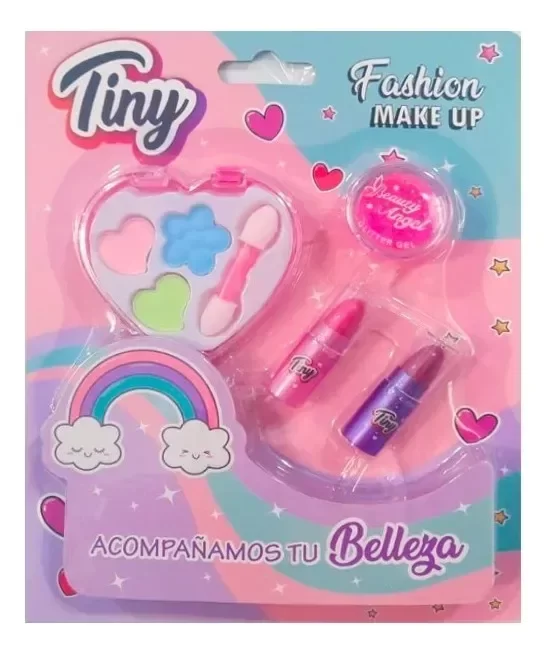 Producto - Set Maquillaje Tiny En Blíster Corazón Con Sombras Labial