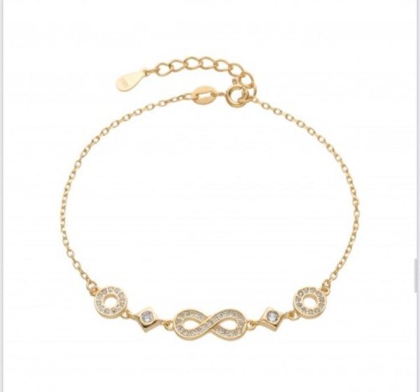 Producto - Pulsera Infinito Plata-925 Bañoro