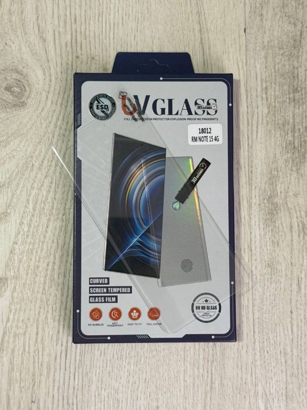 Producto - PROTECTOR DE PANTALLA CURVO UV XIAOMI REDMI NOTE 15 4G - 0