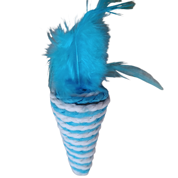 Producto - Juguete Para Gatos Zanahoria Con Hilo Sisal Y Plumita pack x2 unidades - 4