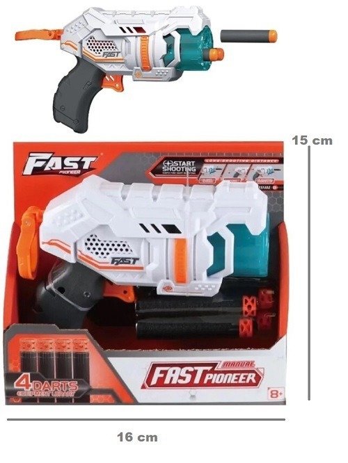 Producto - PISTOLA LANZA DARDOS MANUAL X4 - MH701