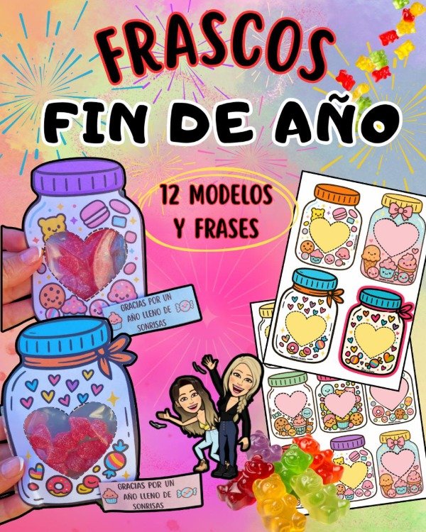 Producto - FRASCOS FIN DE AÑO. REGALA UN DETALLE DISTINTO