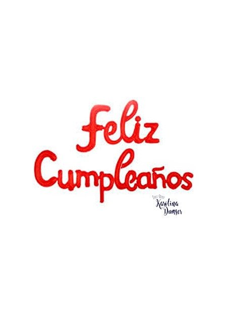 Producto - Globo Feliz Cumpleaños Rojo. Palabra