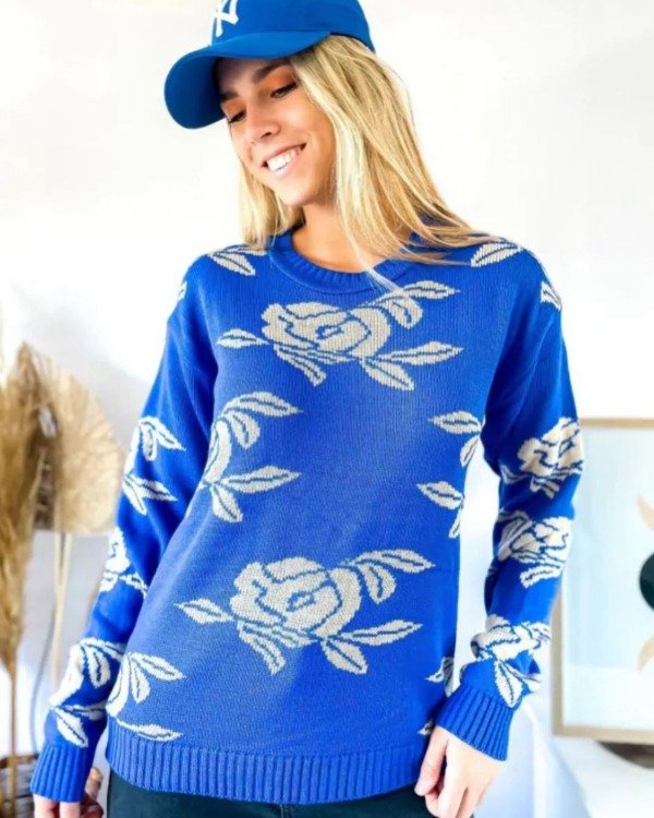 Producto - SUETER ESTAMPADO DE FLORES