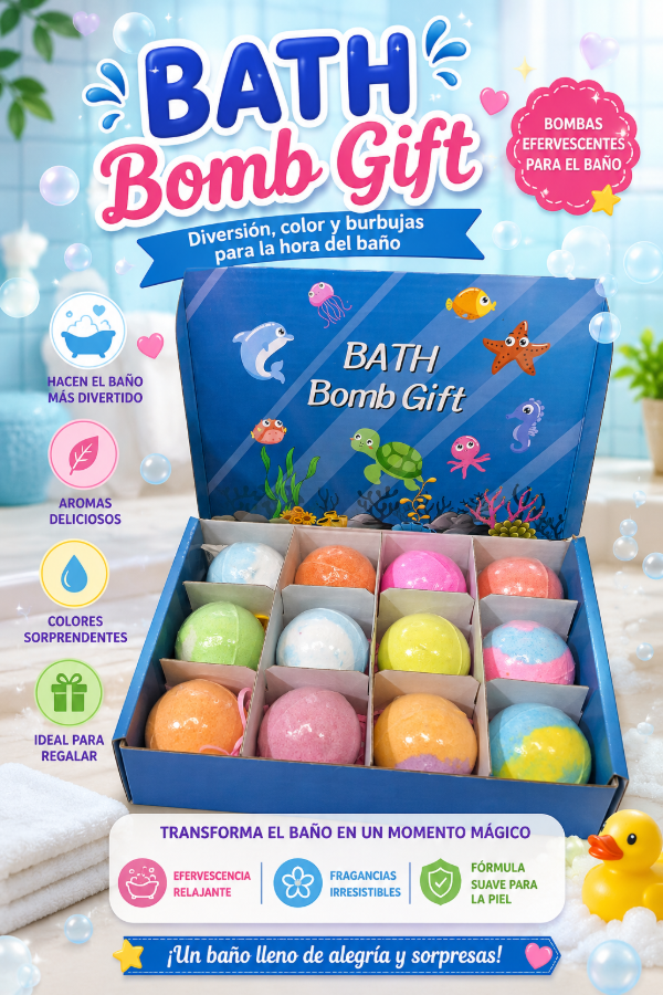 Producto - Bola efervescente con muñequito