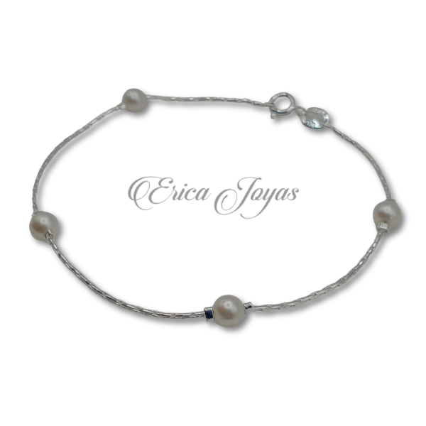 Producto - Pulsera combinada con Perlas blancas (ABPU0006)