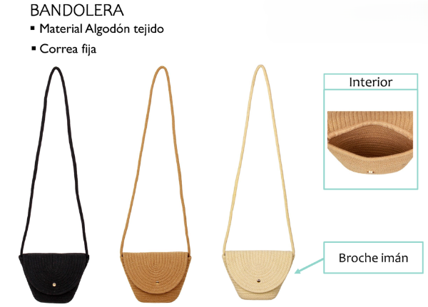 Producto - BANDOLERA RAFIA LA CHAPELLE 12UO 7021