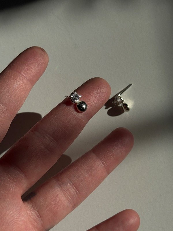Producto - Aros pépites silver - 9